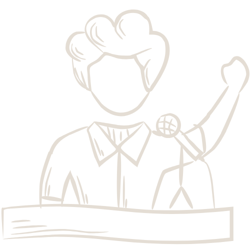 Motivational speaker graphic